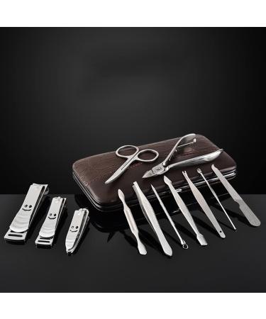 Manicure Kit Nail Clipper Set 12-Piece Beauty Set Nail Clipper Set Nail Care Manicure Portable Nail Clipper Set Manicure Home Applicable Travel Nail Clippers Kit - Buy Online on GoSupps.com