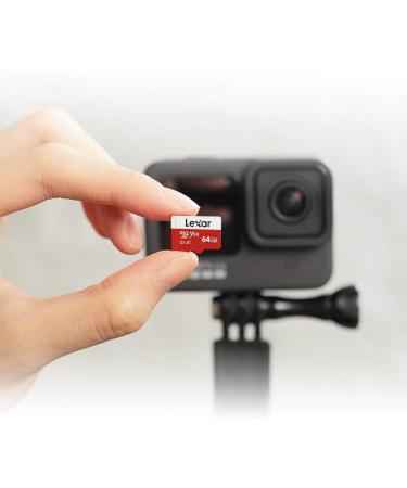 Lexar 64GB Micro SD Card 2 Pack - UHS-I Flash Memory Card with Adapter | Up to 100MB/s, Class 10, V30, A1 | High Speed TF Card (2 Cards + 1 Adapter) - Buy Online on GoSupps.com