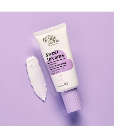 Bondi Sands Sweet Dreams Night Moisturiser 50mL| Enriched with Hyaluronic Acid | Suitable for sensitive skin | Vegan + Cruelty Free| 50ml/1.69 FL Oz Night Cream - Buy Online on GoSupps.com