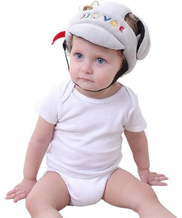 G-Tree Baby Safety Helmet | Adjustable Infant Toddler Headguard Cap - Gray - Buy Online on GoSupps.com
