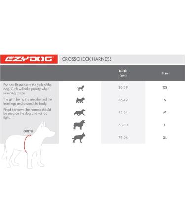 Ezydog Anti-Pull Dog Harness - Crosscheck for All Sizes | Reflective & Adjustable (XL 72-96cm Black) | Dog Training Accessories - Buy Online on GoSupps.com