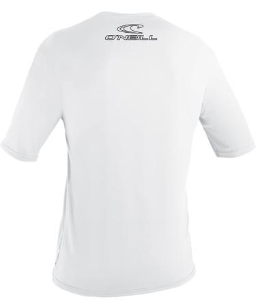 O'Neill Youth Basic Skins UPF 50+ Short Sleeve Sun Shirt 14 White - Sun Protection for Kids - Buy Online on GoSupps.com