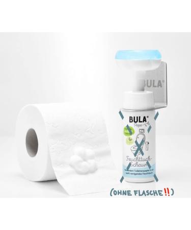 Bula Popo Flower Foam Pump + Holder | Eco-Friendly Alternative to Wet Wipes for Baby & Toilet | Fits Bula Popo 150ml Bottle - Buy Online on GoSupps.com