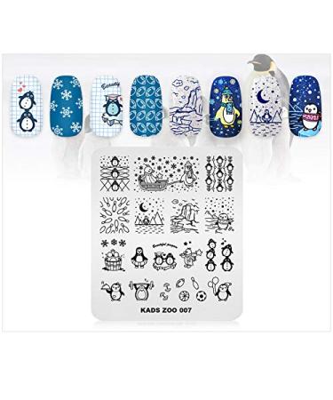 KADS Manicure Stamping Plates - Cute Animals Nail Art for Stunning Nail Designs | International Shipping Available - Buy Online on GoSupps.com