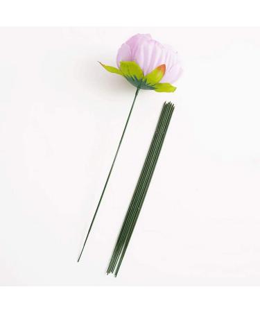 MOIAK 100pcs Plastic Floral Stem Green Florist Wires - 17cm Ideal for Crafts - Buy Online on GoSupps.com