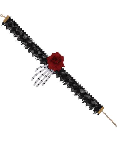 Buy Jeffergarden Halloween Lace Necklace - Realistic Soft Skin-Friendly Jewelry for Weddings & Special Dates - Buy Online on GoSupps.com