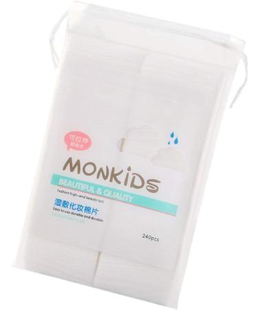 Beaupretty 240 Stretchable Lint-Free Cotton Pads - Disposable Nail Towels & Makeup Remover Cushions | Ideal for Facials & Cosmetic Use - Buy Online on GoSupps.com