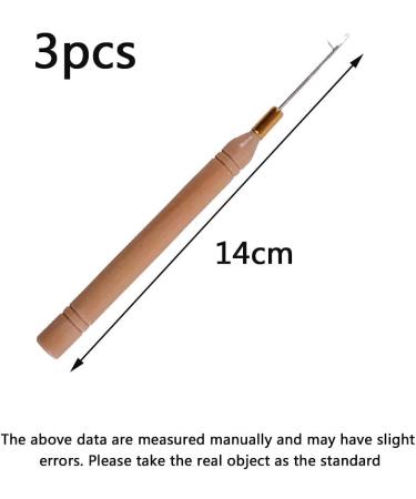 Buy Wooden Handle Hook Needle for Micro Rings Hair Extensions - Premium Hair Tools for Easy Application - Buy Online on GoSupps.com