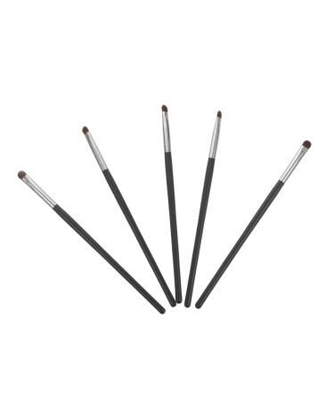 DOITOOL 5pcs Eye Shadow Brush Makeup Brush Eyeshadow Eye Shadows Kit Dual-use Brush Wooden Handle Make up