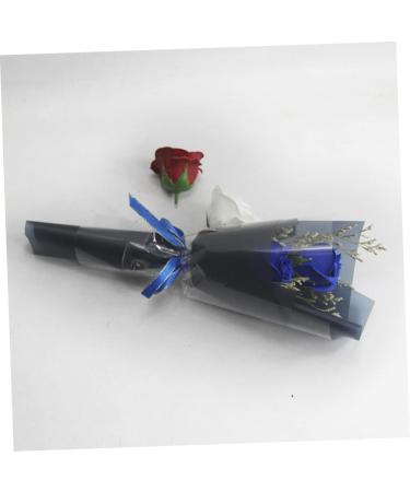 ABOOFAN 6 Pcs Flower Soap Bouquet Artificial Rose Flower Scented Rose Bouquet Rose Flower Soap Graduation Flower Bouquet Everlasting Flower Rose Flower Gift Carnation Decorate Delicate Bluex3pcs 34x12x6cmx3pcs - Buy Online on GoSupps.com