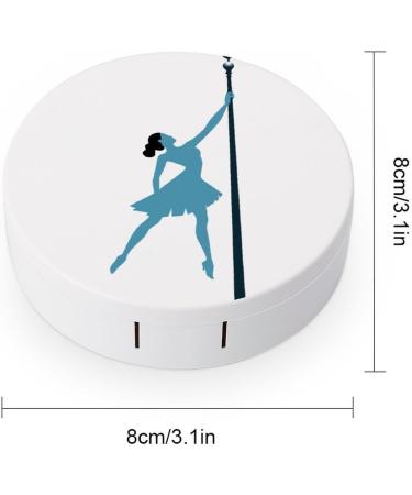 Portable Pole Dance Contact Lens Travel Kit | Cute Contact Lens Box with Mirror for Daily Outdoor Use - Buy Online on GoSupps.com