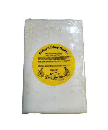 SmellGood Raw Unrefined Ivory Shea Butter TOP GRADE Ghana 10 LBS Shea Butter 10 Pound (Pack of 1)