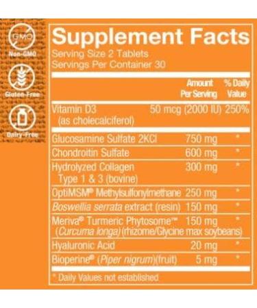Ultimate Gold Joint Care with Vitamin D3 - Support Joint Health, Flexibility & Mobility (60 Tablets) - Buy Online on GoSupps.com