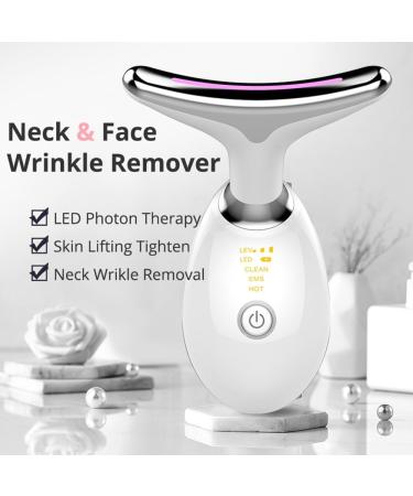 Kahdsvby White Beauty Device Plastic Beauty Device Electric Microcurrent Wrinkle Remover LED Photon Face Beauty Device for Woman - Buy Online on GoSupps.com