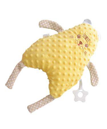 Topbathy Baby Comfort towel Touch Gifts Baby towels Soothing toys baby bitter cloth cuddling ceiling for babies animal doll polyester soothing calming blanket newborn yellow 30x15x0.2cm