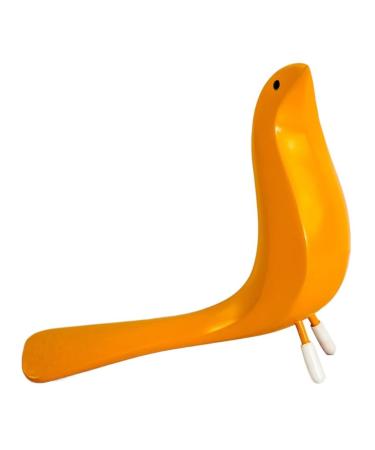 Eyeglass Display Stand Creative Sunglasses Holder Bird Ornament Office Jewelry Myopia Glasses Storage Rack Glasses Sunglasses Display Stand Home Decorative (Color : A-Gold) (A Yellow)