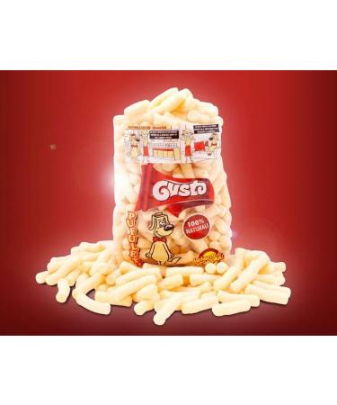Gusto Pufuleti 45g Salty Plain Corn Puffs Romanian Corn Snack Delicious Salted Corn Flips Delicious And Crispy Corn Puffs Treat With Family And Friends (20 Pack) 45.00 g (Pack of 20) - Buy Online on GoSupps.com