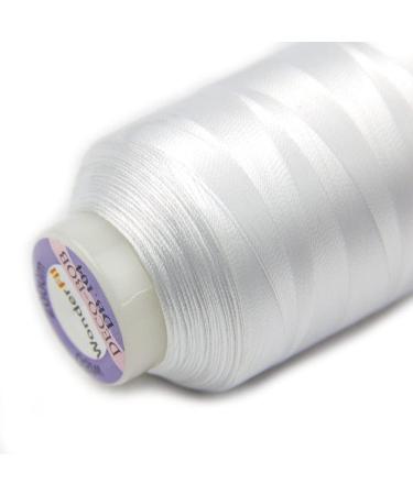 WonderFil DecoBob White 80wt 2-ply Cottonized Polyester Specialty Thread - Buy Online on GoSupps.com