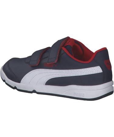 PUMA Kids Stepfleex 2 Sl Ve V Ps Trainers 11.5 UK Child - Peacoat/White/Flame Scarlet - Buy Online on GoSupps.com