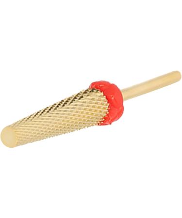 Nail Grinding Head Ultra Long Golden Cone Quick Grinding Multi-function Manicure Drill for Salon (132#-F) - Buy Online on GoSupps.com