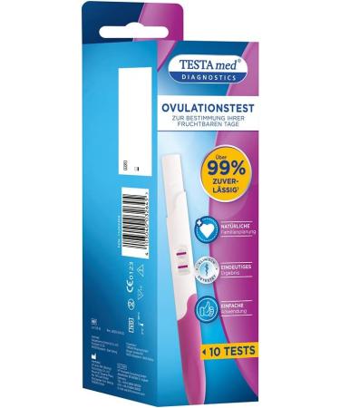 Testa Med Diagnostics Ovulation Test - 99% Accurate Fertility Indicator for Family Planning - Buy Online on GoSupps.com
