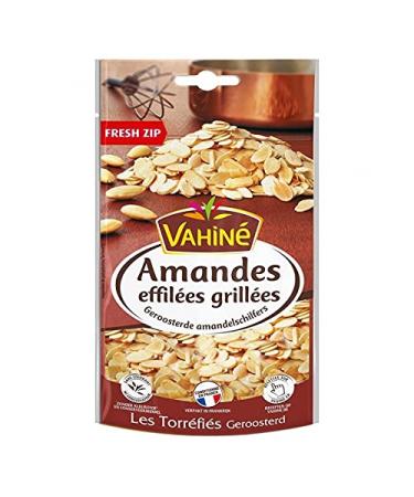 Vahine Vahin Roasted Sliced Almonds Les Ror fi s Fresh Zip 100g (pack of 3)