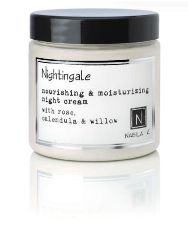 Nabila K Nightingale Nourishing and Moisturizing Night Cream Deep Penetration All Skin Types 5 oz Nightingale Night Cream