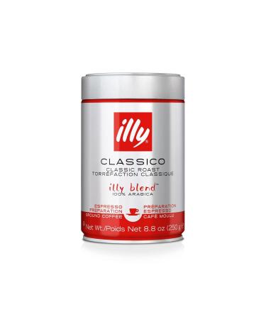 Buy Illy Espresso 100% Arabica Coffee - Medium Roast Ground 12x250g Can (Pack of 12) | International Shipping Available - Buy Online on GoSupps.com