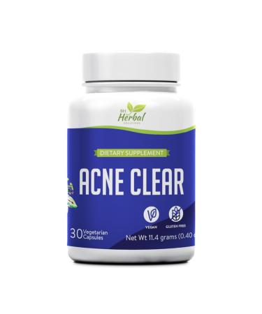 Acne Clear - Acne Pills Clear Skin - Acne Treatment - Cleanse & Detoxify - Anti-Acne Supplements for Men Women & Teens  Hormonal and Cystic Acne Pills - 100% Natural Herbal Supplement
