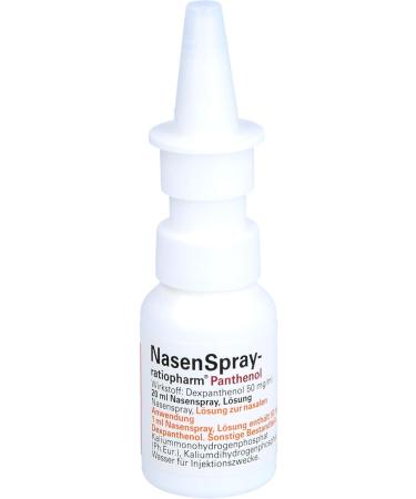 NasenSpray ratiopharm Panthenol 20 ml - Nourishing & Healing Nasal Spray for Instant Relief - Buy Internationally - Buy Online on GoSupps.com