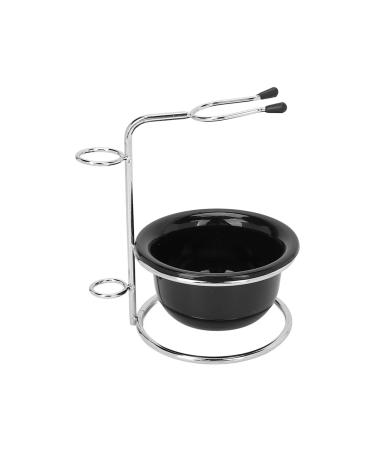Mostache Shaving Bowl Set for Men Heavy Duty Durable Fashion Space Saving Stainless Steel for Barber Shop