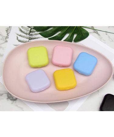 KISEER 6 Pack Colorful Contact Lens Case Travel Kit with Mirror, Bottle, Tweezers - Storage Container for Contacts - Remover Tool Included - Buy Online on GoSupps.com