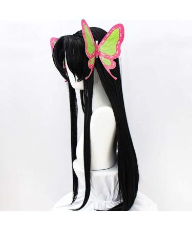 Lshpresx Barrettes Kochou Shinobu Pink Insect Butterfly Hair Clip Kimetsu no Yaiba Kanawo Cosplay Costume Butterfly Hairpin Butterfly Hairclip - Buy Online on GoSupps.com