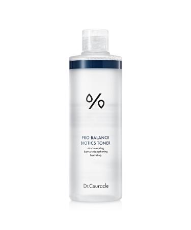 Dr.Ceuracle by leegeehaam Pro Balance Biotics Toner (300 ml / 10.14 fl. oz.) - Hydrating Toner with 6-Probiotics Theanine Milk Lipids for Dry Dull Combination Skin Type