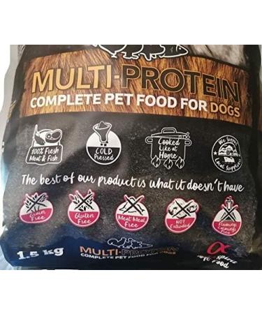 Alpha Spirit 3001201 - Semi-Wet Food Multiprotein 1.5 kg - Buy Online on GoSupps.com