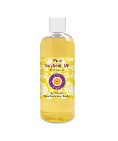 Deve Herbes Pure Soybean Oil (Glycine max) Natural Therapeutic Grade Cold Pressed 200ml (6.76 oz)