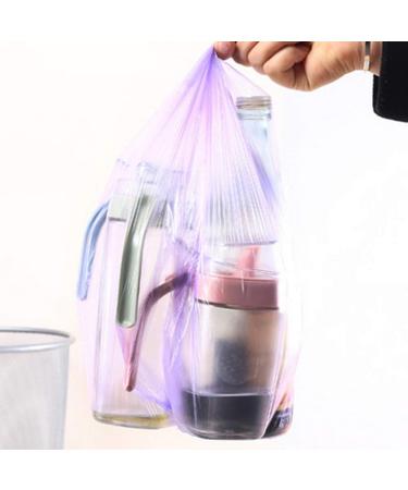 heaven2017 100 Count Household Garbage Waste Trash Bags Plastic Yellow - Buy Online on GoSupps.com