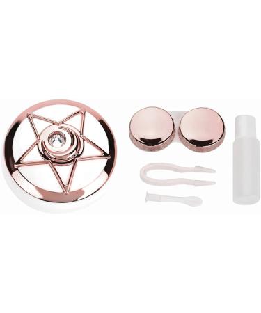 Buy Shipenophy Pentagram Contact Lens Case - Cute & Stylish Lens Container for Home & Travel (Pink) - International Shipping Available - Buy Online on GoSupps.com