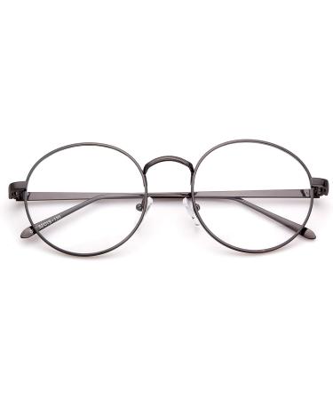 ADEWU Round Anti-Blue Light Glasses for Men & Women - Prescription-Free Eye Protection for Gaming & Computer Use - Buy Online on GoSupps.com