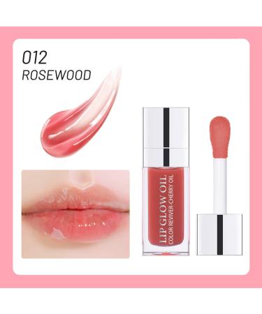 Swaqanry Plumping Lip Oil - Long-Lasting Hydrating Lip Gloss for Nourishing Lip Care (Rosewood) - Buy Online on GoSupps.com
