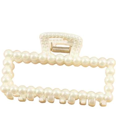 New 2025 Luxury Trendy Big Pearls Acrylic Hair Claw Clips Round Pearl Makeup Hair Styling Barrettes For Women Hair Accessories Jewelry Fashion Accessories Creative Gift - Buy Online on GoSupps.com