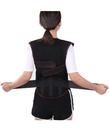 Posture Corrector For Women And Men Self-Heating Vest Back Brace Lumbar Support Belt Adjustable Waist Support Straps For Lifting Back Pain Sciatica Corrector (Size : XL) - Buy Online on GoSupps.com