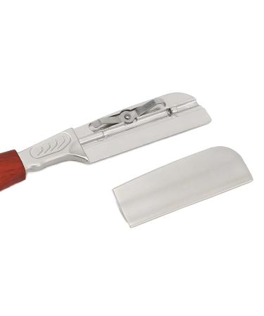 Premium Straight Edge Razor for Precision Grooming | S53-7 Silver - Ideal for Eyebrow Shaping & Shaving Hair | International Shipping Available - Buy Online on GoSupps.com