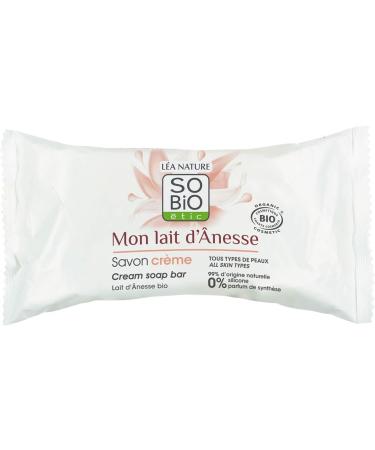 SO'BiO tic - Savon cr me Bio - Mon Lait d' nesse - Tous types de peaux - Certifi Cosmebio - Savon de 100 g Multicolor 100 g (Lot de 1) - Buy Online on GoSupps.com