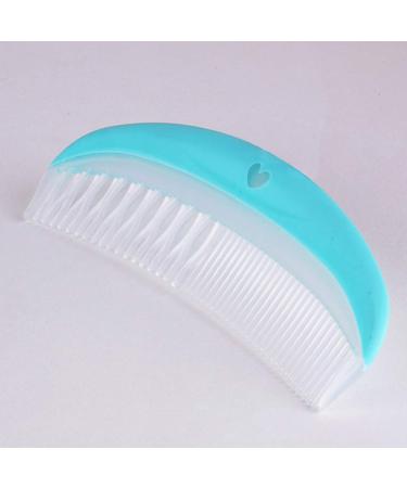 Healifty Newborn Hair Brush Set - Soft Baby Brush and Comb for Infant - Blue - Buy Online on GoSupps.com