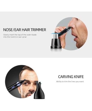Buy 4-in-1 Rechargeable Ear & Nose Hair Trimmer Clip for Men & Women | Waterproof Facial Hair Remover - Buy Online on GoSupps.com
