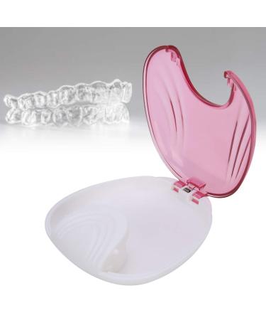 Portable Waterproof Denture Storage Box for Teens & Adults - Pink | Durable & Travel-Friendly  - Buy Online on GoSupps.com