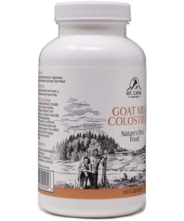 Mt. Capra Goat Milk Colostrum 120 Capsules - Immune Support & Nutrition - Buy Online on GoSupps.com