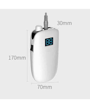 Electric Nail Files Manicure Pedicure Grinding Nail Drill 35000 RPM Rechargeable Nail Remover for Acrylic Nail Gel Nails Nail Buffer Manicure Pedicure Polishing Tools White - Buy Online on GoSupps.com