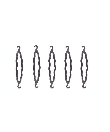 6 Pieces Plastic Bun Maker Curler/Hair Holders Twist Holder Clip Magic Roll Bun Hair Twist Braid Tool